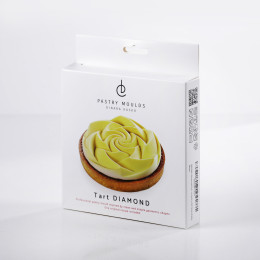 Diamond tart silicone mould