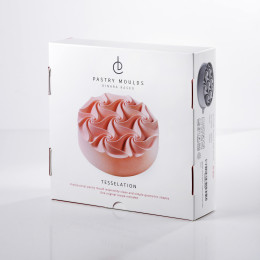 Tesselation cake silicone mould