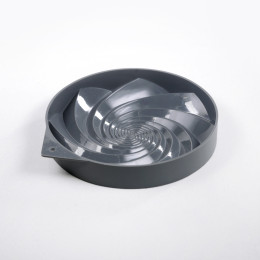 Spiral tart silicone mould