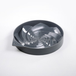 Spiral tart silicone mould