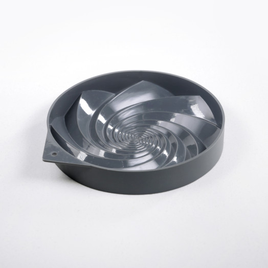Spiral tart silicone mould