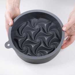 Tesselation cake silicone mould