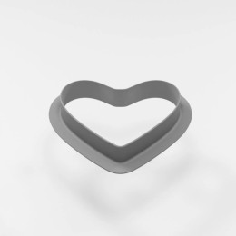 Balloon Heart cake silicone mould