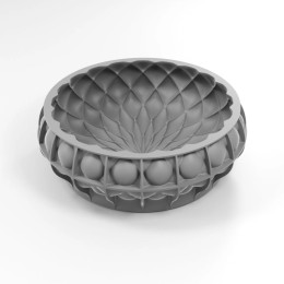 Dahlia cake silicone mould