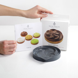 Lotus tart silicone mould