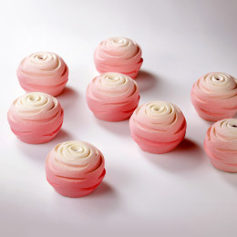 Rose cake silicone mould handmade