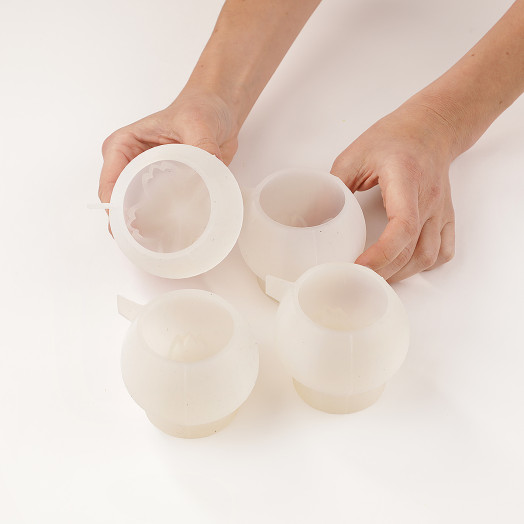 Lychee cake silicone mould handmade