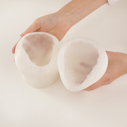 Strawberry cake silicone mould handmade