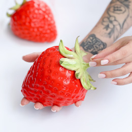 Strawberry cake silicone mould handmade