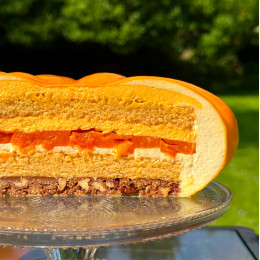 Pumpkin cake silicone mould handmade