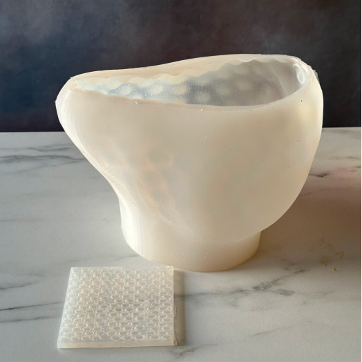 XXL Strawberry cake silicone mould handmade