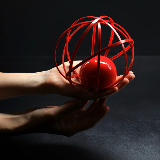 Cheesecake with goat cheese and cranberries for Dulcypas N. 451