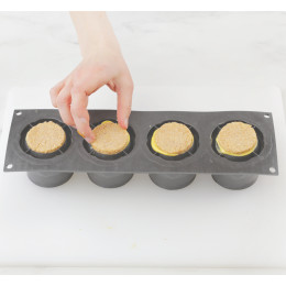 Artichoke small cakes silicone mould