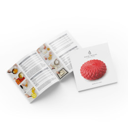 Dahlia cake silicone mould