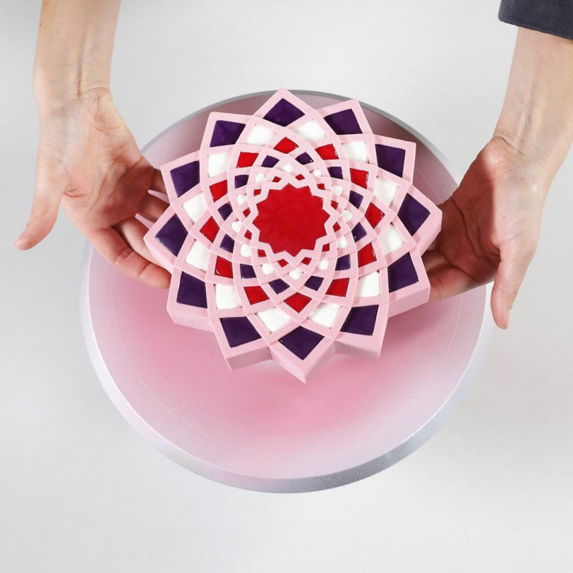 Star cake silicone mould