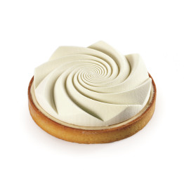 Spiral tart silicone mould
