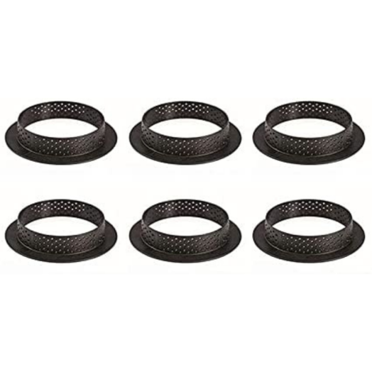 Tarte Ring Round D80 mm H20 mm 6 pcs Silikomart