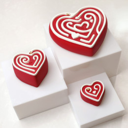 Ariadne mini Cake silicone mould handmade (2pcs)