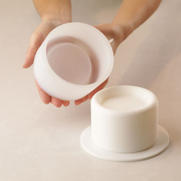 Cirсle bento cake silicone mould handmade