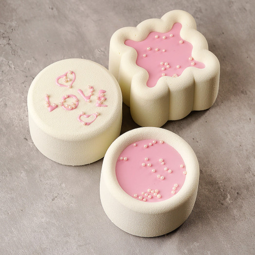 Simple bento cake silicone mould handmade