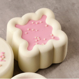 Square bento cake silicone mould handmade