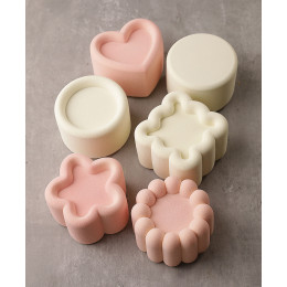 Heart bento cake silicone mould handmade