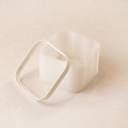 Square bento cake silicone mould handmade