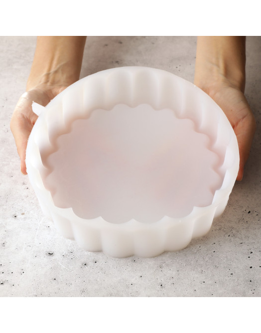 Bloom base Cake silicone mould handmade