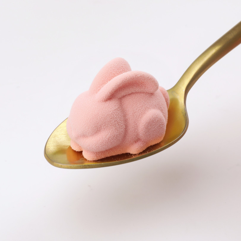 Bunny micro silicone mould handmade