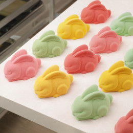 Bunny mini cake silicone mould handmade