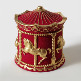 Carousel cake silicone mould handmade