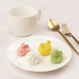 Bunny micro silicone mould handmade