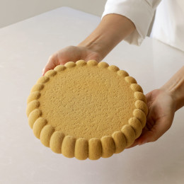 Crunch base Cake silicone mould handmade