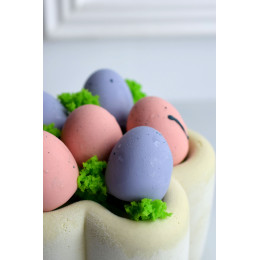 Eggs mini cake silicone mould handmade 5pcs*15ml