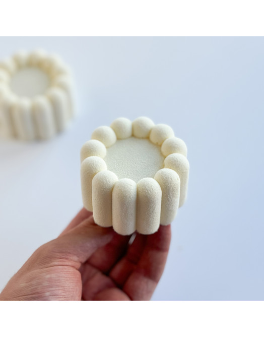 Flower mini cake silicone mould handmade 120 ml