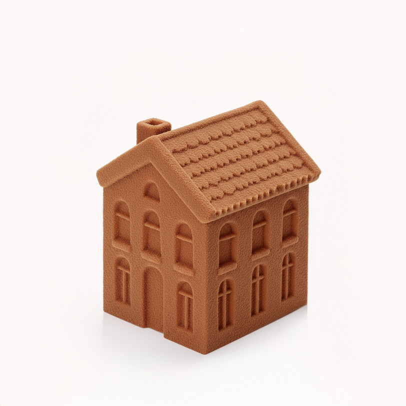 House Tale cake silicone mould handmade