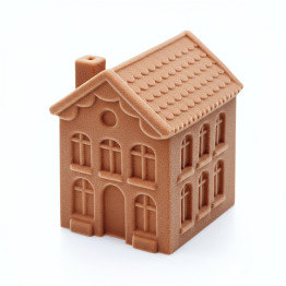 House bento cake silicone mould handmade