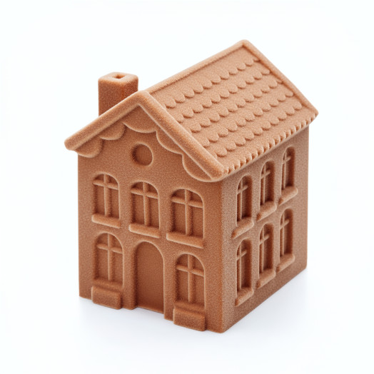 House bento cake silicone mould handmade