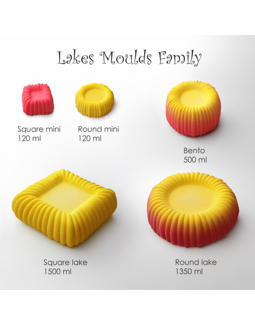 Lake Bento cake silicone mould handmade