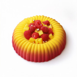 Lake round Cake silicone mould handmade
