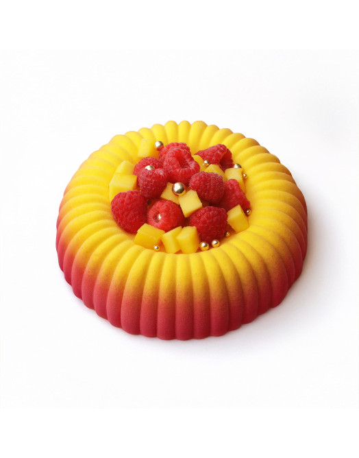 Lake round Cake silicone mould handmade