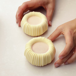 Lake round Mini Cake silicone mould handmade 