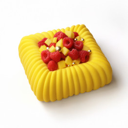 Lake square Cake silicone mould handmade