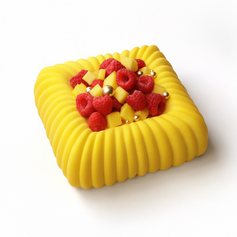 Lake square Cake silicone mould handmade