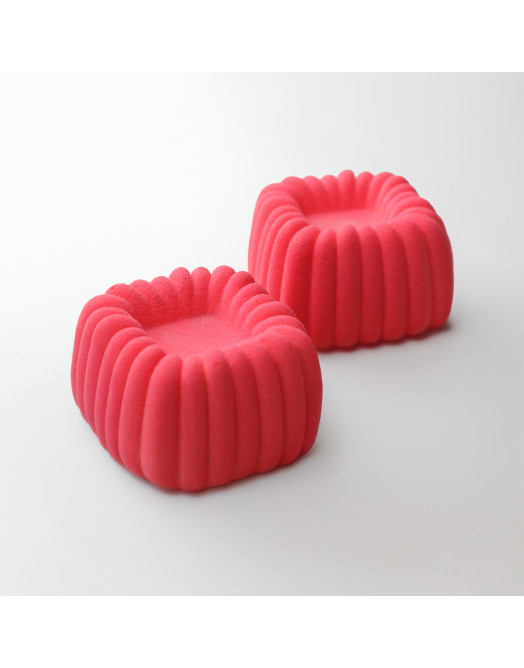Lake square Mini Cake silicone mould handmade 