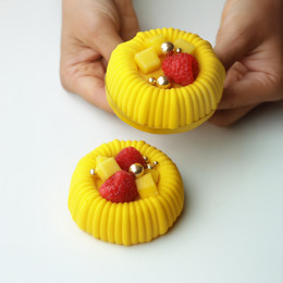Lake round Mini Cake silicone mould handmade 