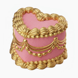 Lambeth Heart Bento Cake silicone mould handmade