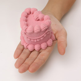 Lambeth Heart Mini Cake silicone mould handmade