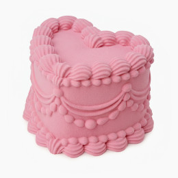 Lambeth Heart Bento Cake silicone mould handmade