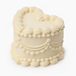 Lambeth Heart Cake silicone mould handmade 1000 ml